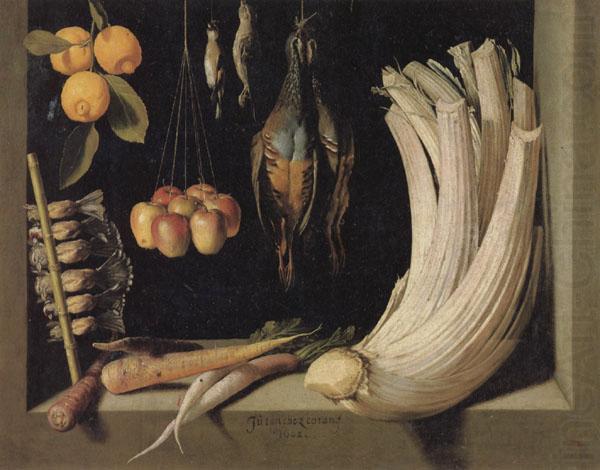 Still Life with Game,Vegetables,and Fruit, Juan Sanchez-Cotan